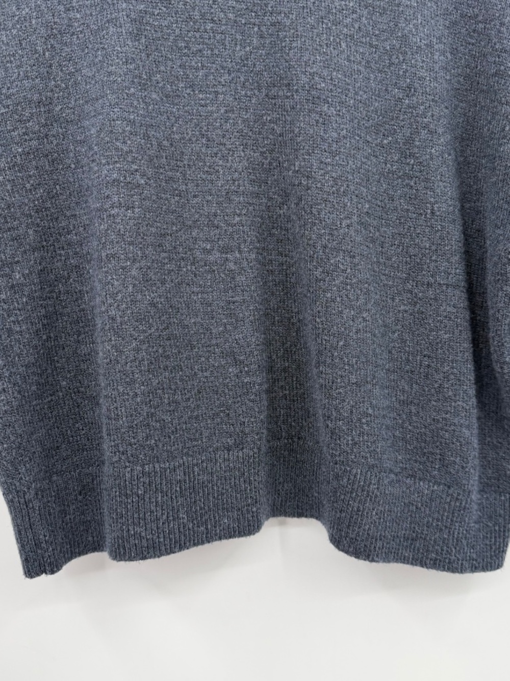 Ann Taylor Factory Sweater Top Women XL Blue Short Sleeve Knit Crew Neck Preppy - Picture 3 of 10